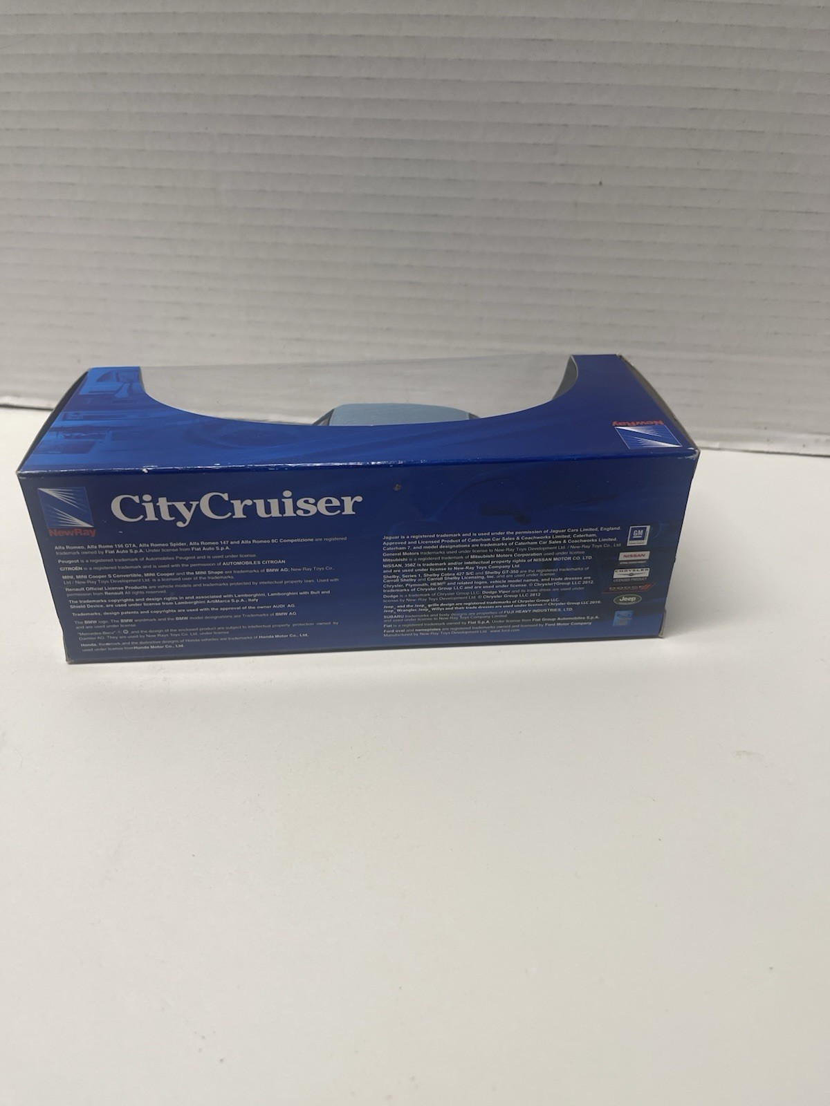 New Ray City Cruiser Chevy Camaro Z28 Light Blue White Stripes 1:32 New