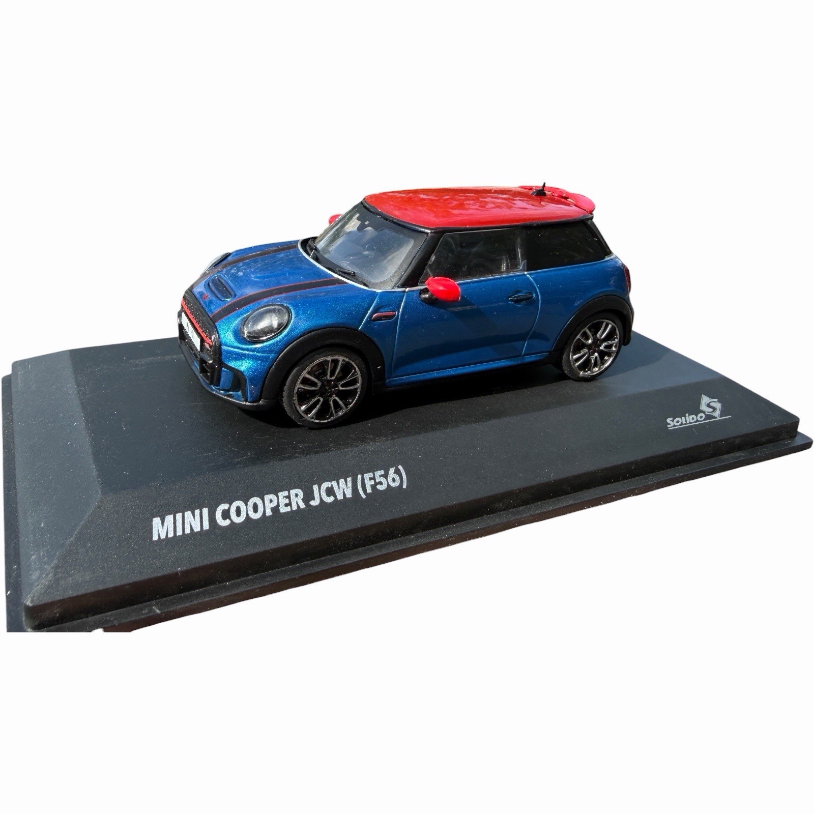 F56 MINI Cooper S John Cooper Works Blue Diecast car 1:43 Scale