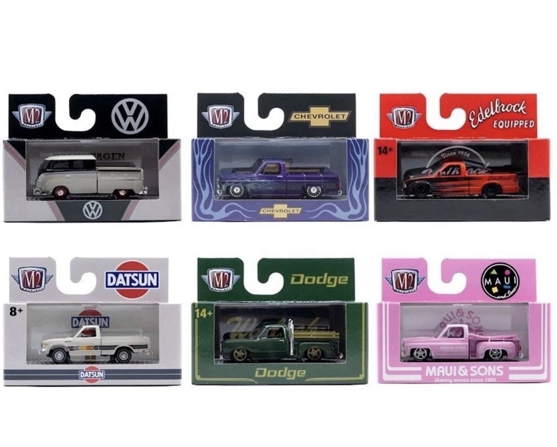M2 Machines Auto-Thentics R108 Set Of 6 In Sleeve. New. Chevy Squarebodies 2026