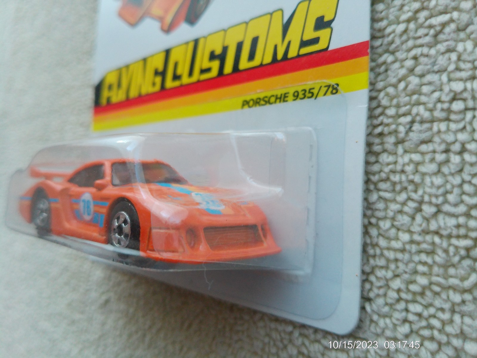 2012 Hot Wheels Flying Customs Porsche 935/78 Target Exclusive Orange NIB!