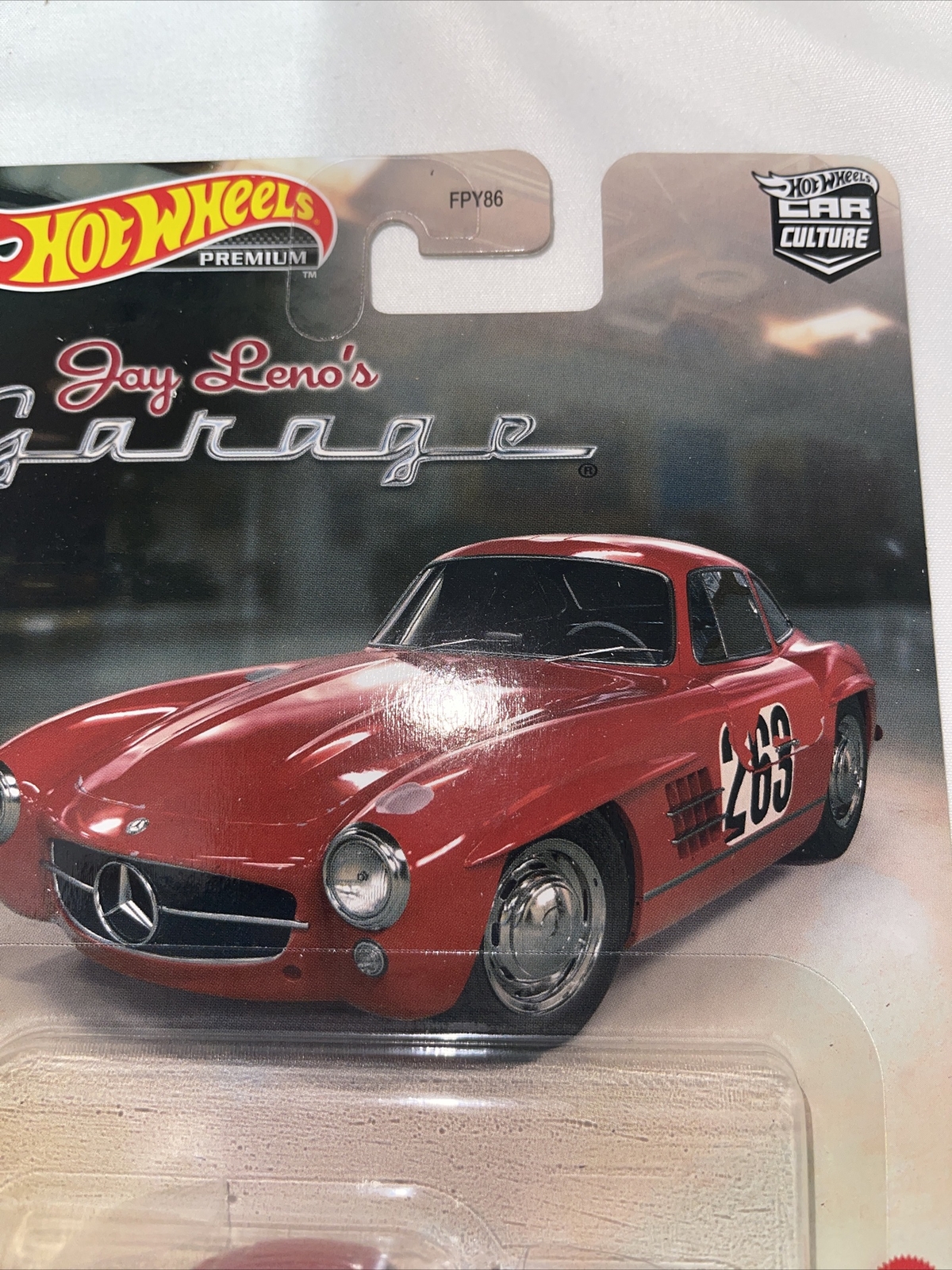 2022 Hot Wheels Premium Jay Leno’s Garage MERCEDES-BENZ 300 SL Metal Real Riders