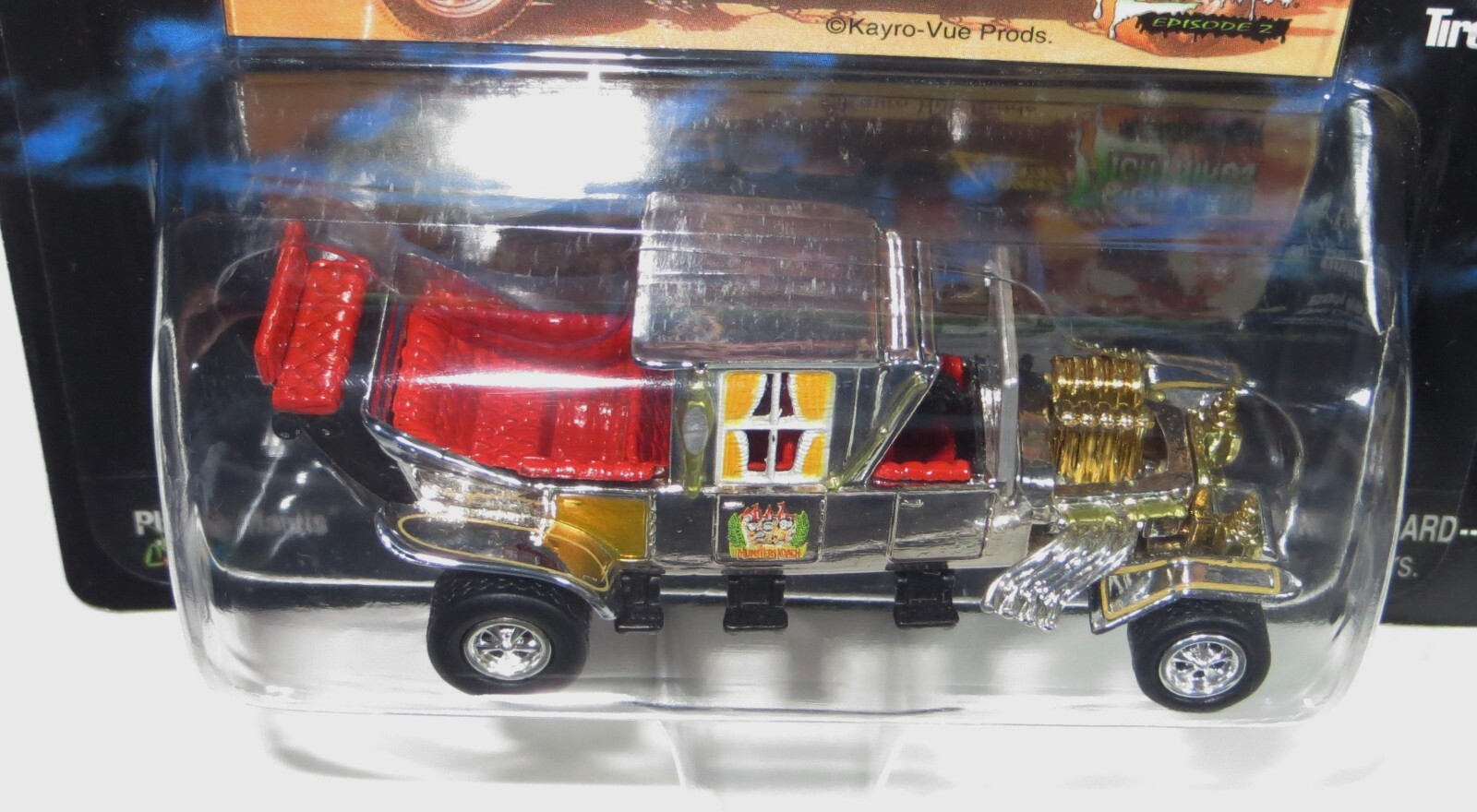 2000 Johnny Lightning Chrome MUNSTERS KOACH Only 2500 Made MU-061122