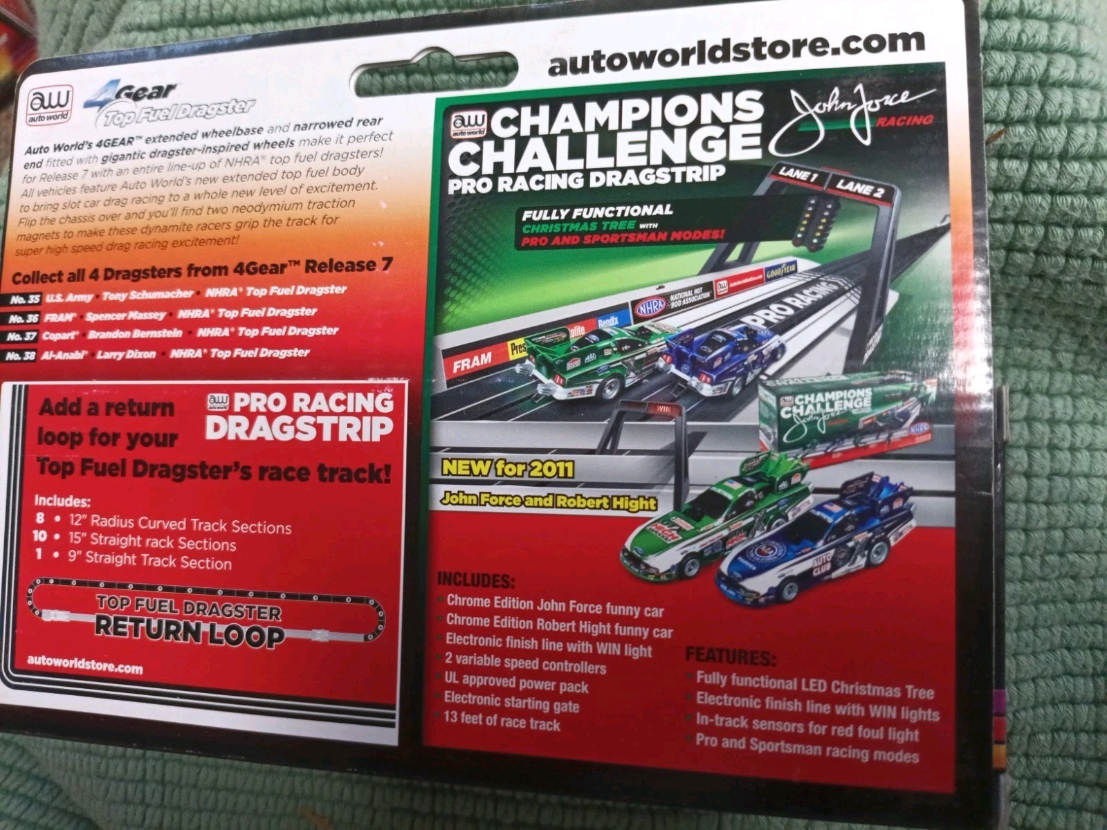 Auto World 35 1:87 Scale U.S. Army Tony Shumacher NHRA 4Gear Top Fuel Dragster