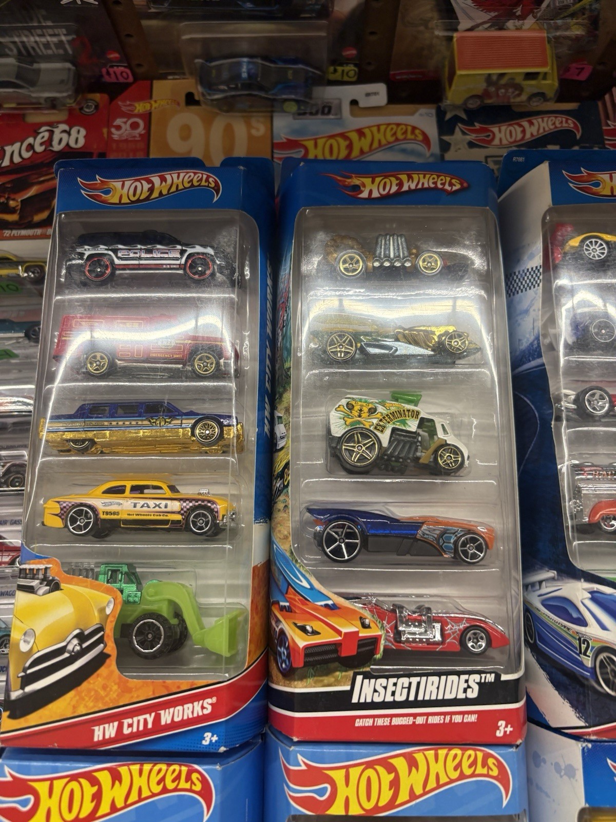 Hot Wheels 5 Car Multipack Lot Of 20 Packs 100 Loose Cars Total Mixed Years