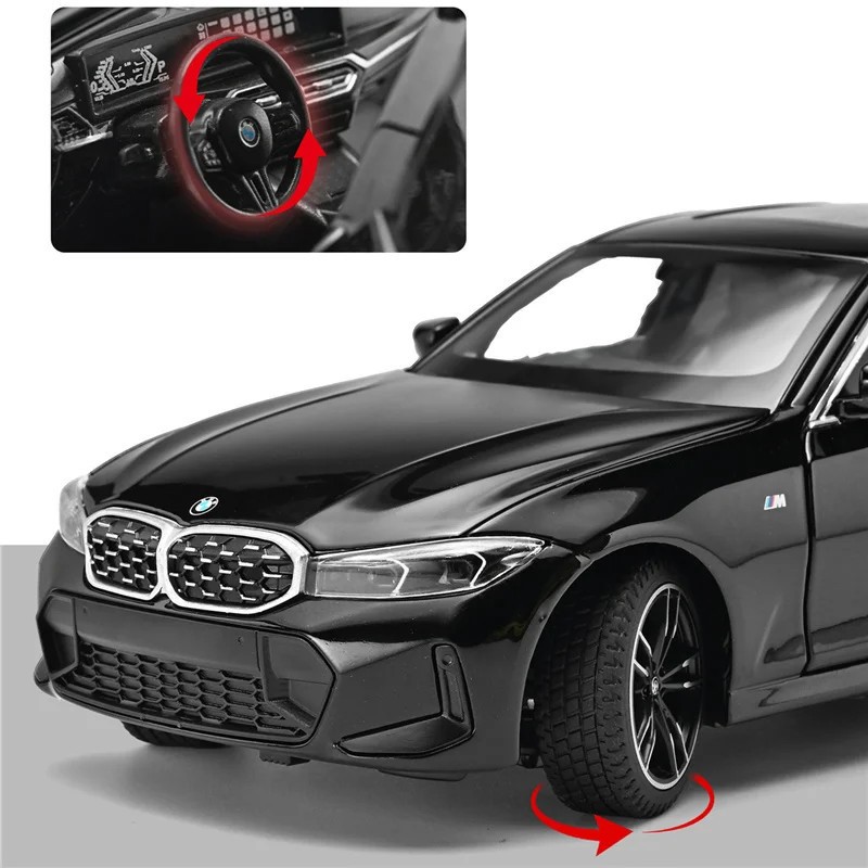 1:24 3 Series 325i 325LI M Coupe Alloy Car Model Diecast Metal Sports Vehicl