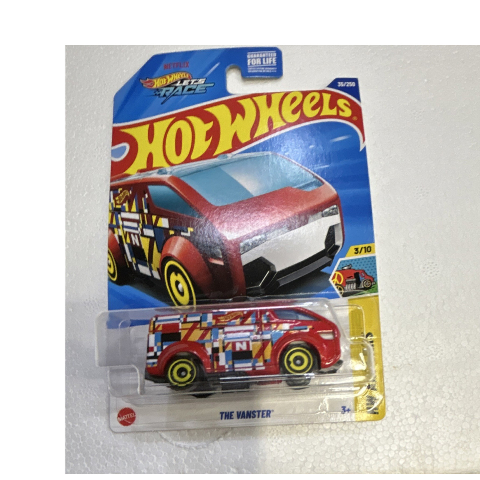 Hot Wheels Art Cars The Vanster Van Diecast 1:64 Red Multicolor 2023 Unopened