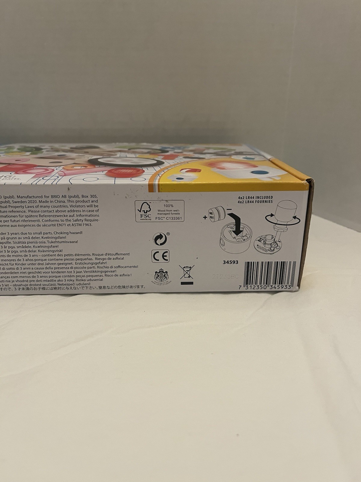 BRIO 34593 Builder Light Set | Wooden Toy Set for Kids Age 3 and Up