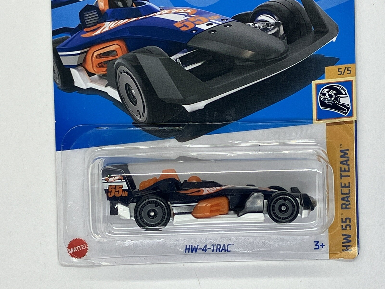 HOT WHEELS 2023 55TH RACE TEAM SERIES HW-4-TRAC (Blue)