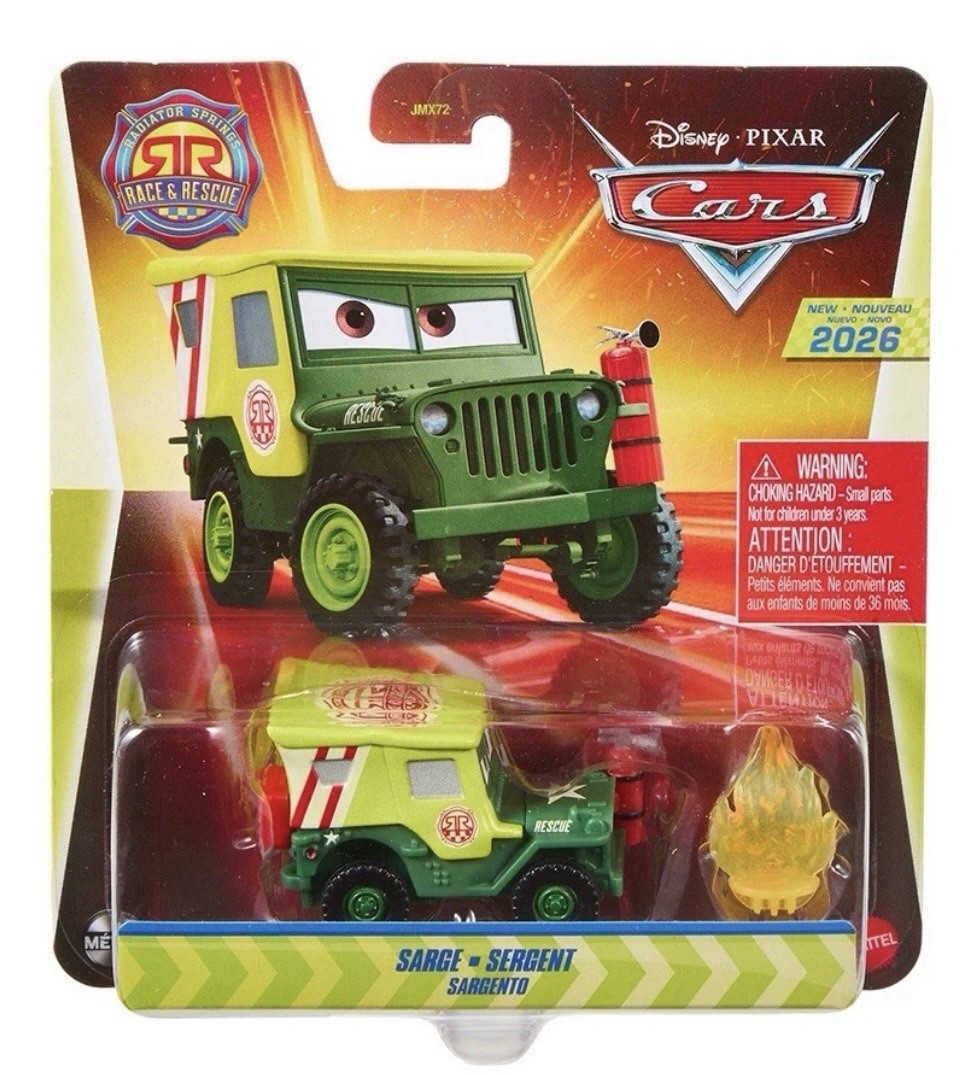 NEW Disney Pixar Cars Race & Rescue 2026 LOT of 6