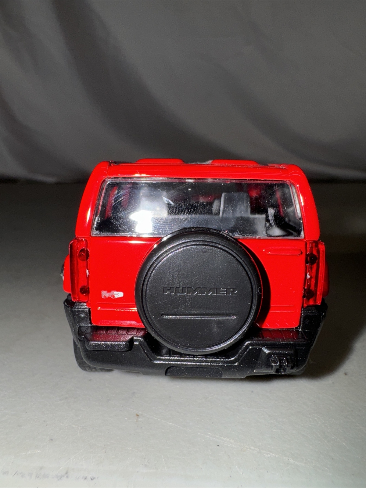 Welly Hummer H3 Die Cast Car 43629 Licensed 4 1/2 Inches Pullback Red New