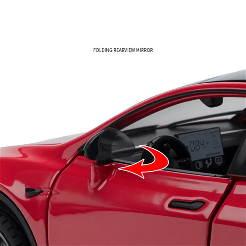 NEW 1:32 MODEL Y MODELY Diecast Model Car Sound & Light Collectible Toy Gift