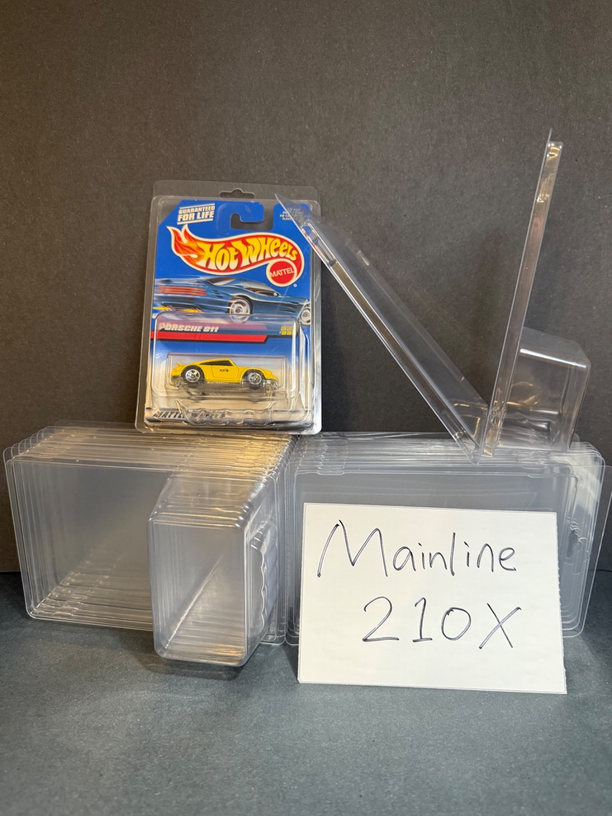 210 Pack Plastic Protector Case for Basic Mainline Hot Wheels & Matchbox