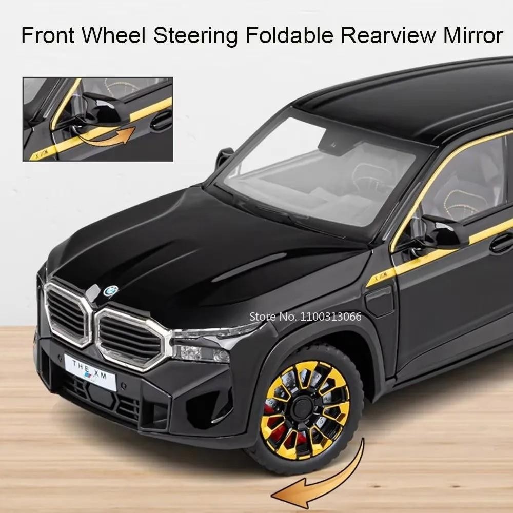 1:24 BMW XM SUV Alloy Diecast Car Sound & Light Toy Gift Collectible Vehicle NEW