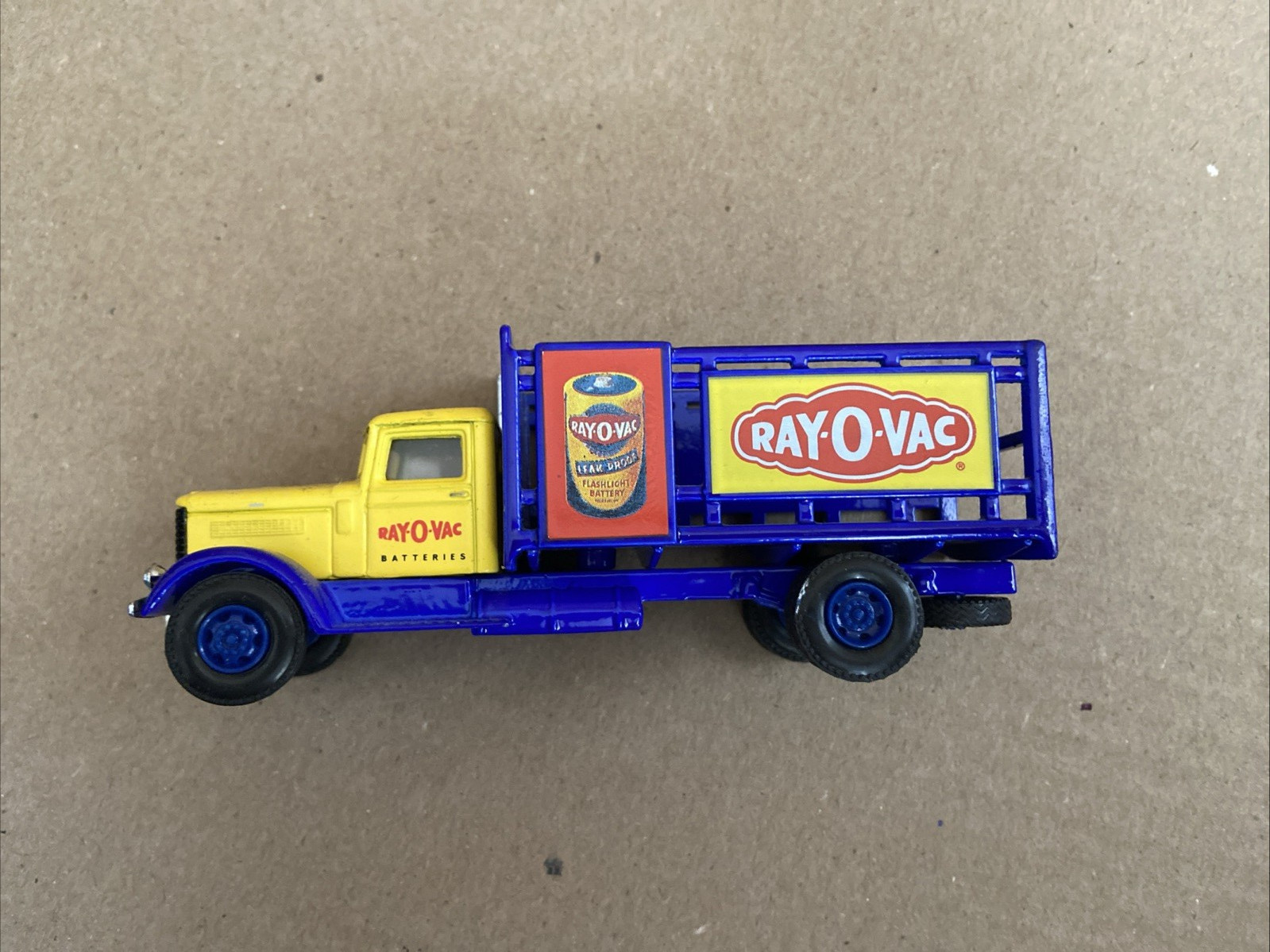 Five Vintage Hartoy Die-Cast Toy Trucks Coca-Cola / Fram /Ray-O-Vac / Hershey’s