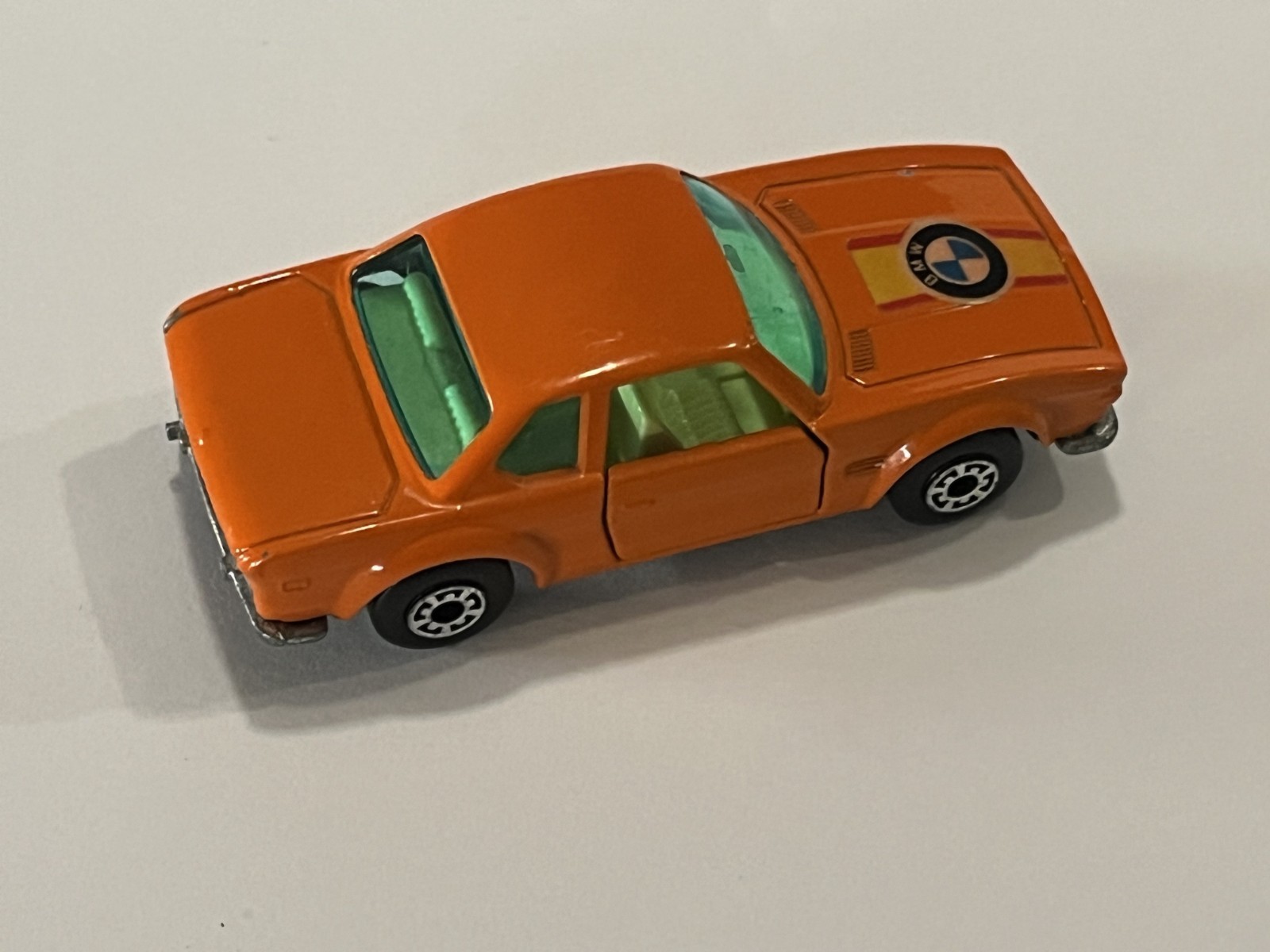 1976 Matchbox Lesney Superfast Orange BMW 3.0 CSL #45 1:64 Opening Doors VG