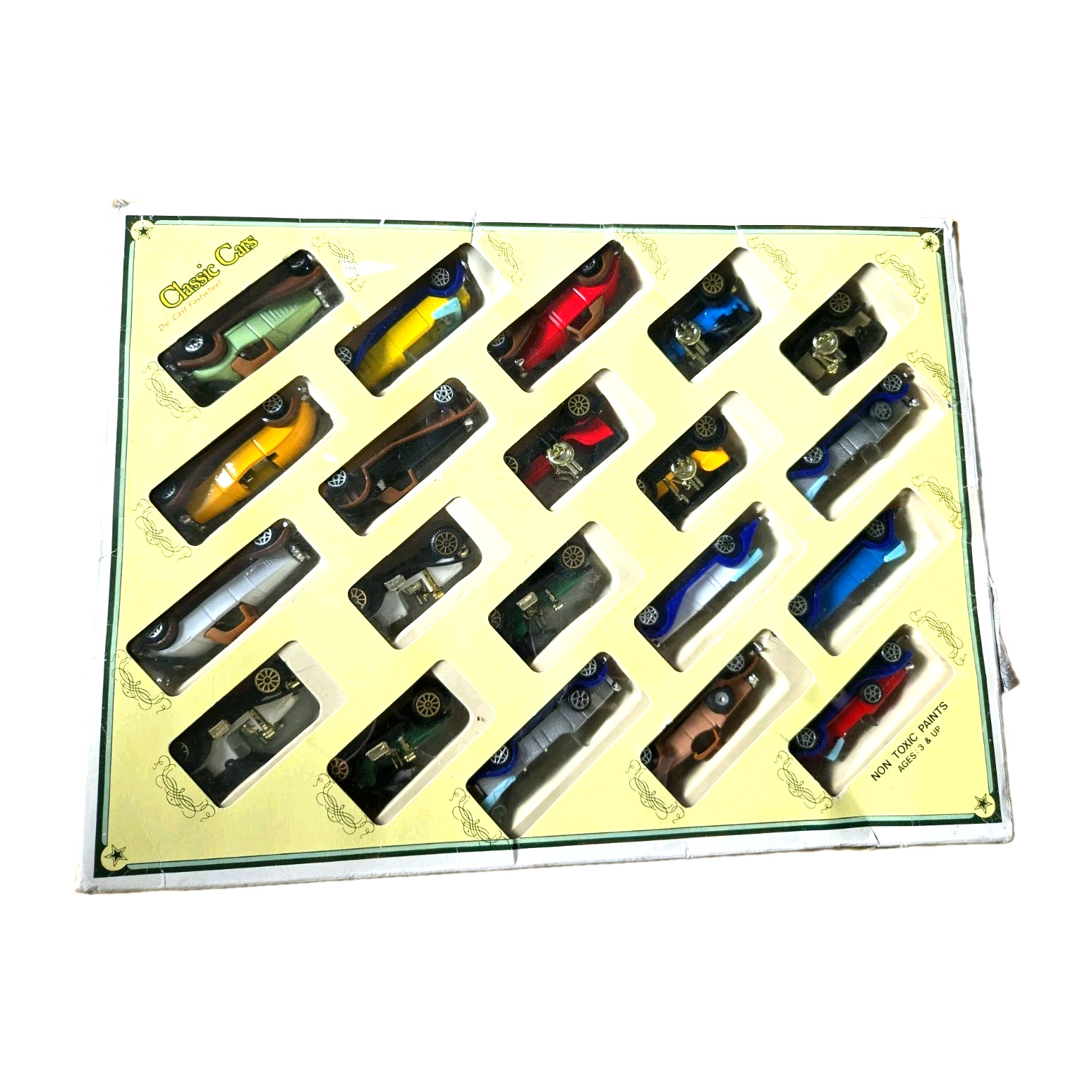 Vintage Classic Cars Die Cast Fastwheel Set Jobar Set of 20 Various In Package