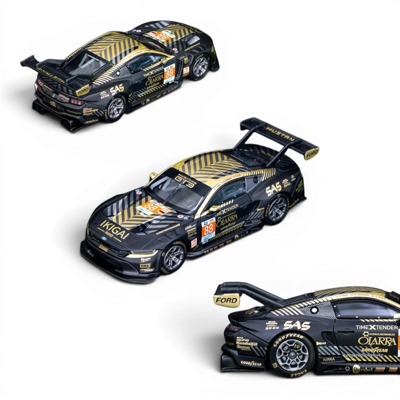 EA Elowen Art Ford Mustang GT3 24H Le Mans – Black Gold #88 1:64