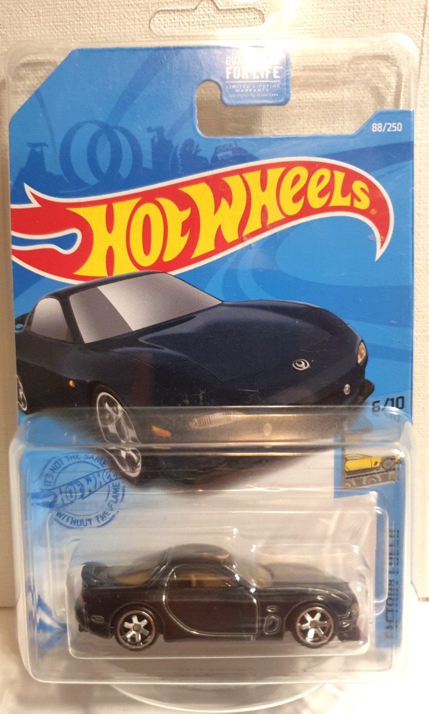 Hot Wheels Super TREASURE HUNT ’95 Mazda RX-7 Factory Fresh in Protector