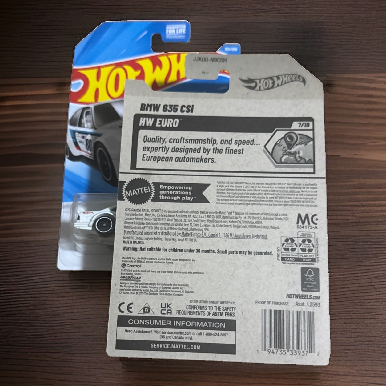 2026 HOT Wheels HW EURO BMW 635 CSi / Lot 2 💨 🤯 7/10 LOT 2 👍🏼👍🏼