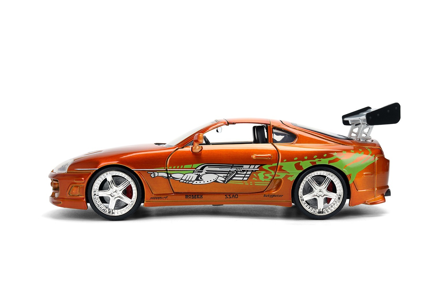 JADA 25th Yrs Fast & Furious 1:24 Brian Toyota Supra Brush Finish Orange 37703