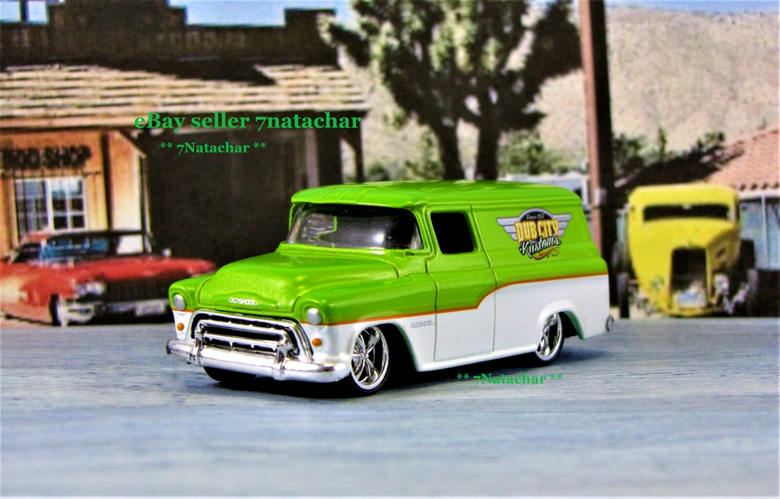 1957 Chevy Panel Truck Speed Rod Engine Shop Delivery Hot Rod E