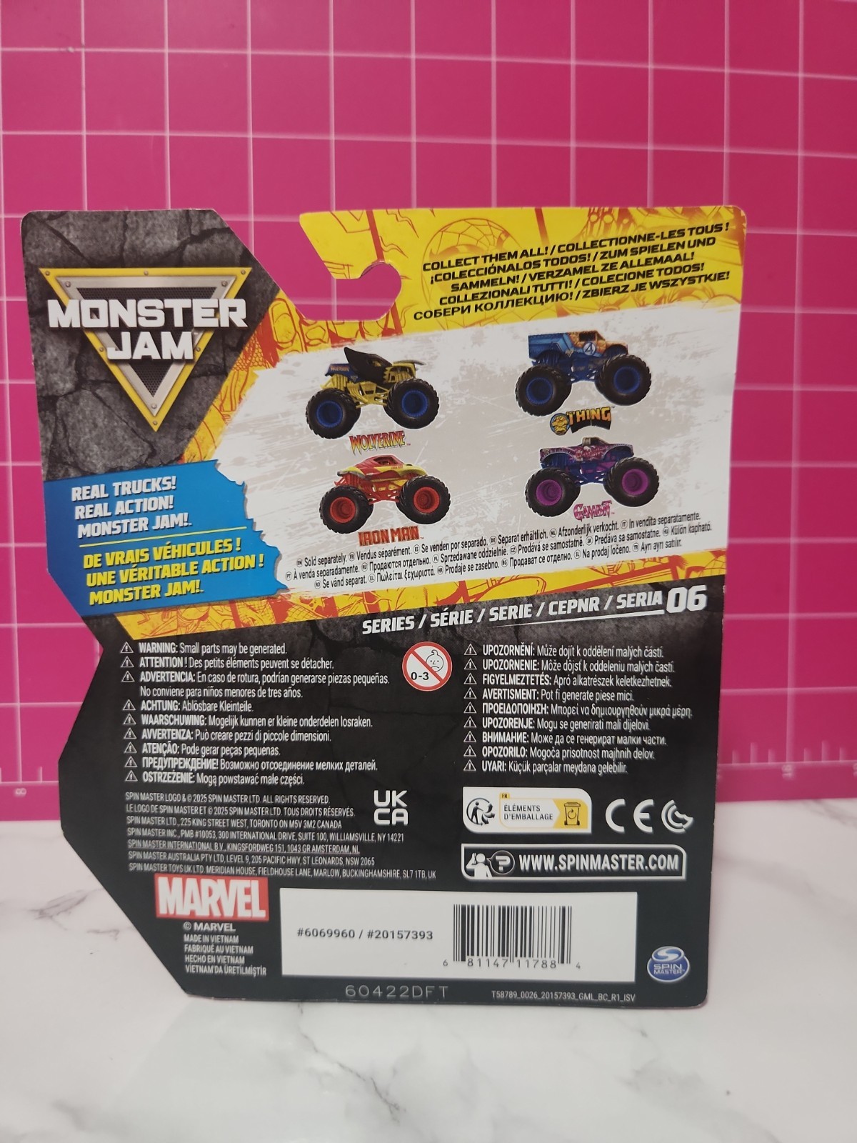 2026 MONSTER JAM 1/64 MARVEL “GAMBIT” – SERIES 6 – NEW DIECAST MONSTER TRUCK