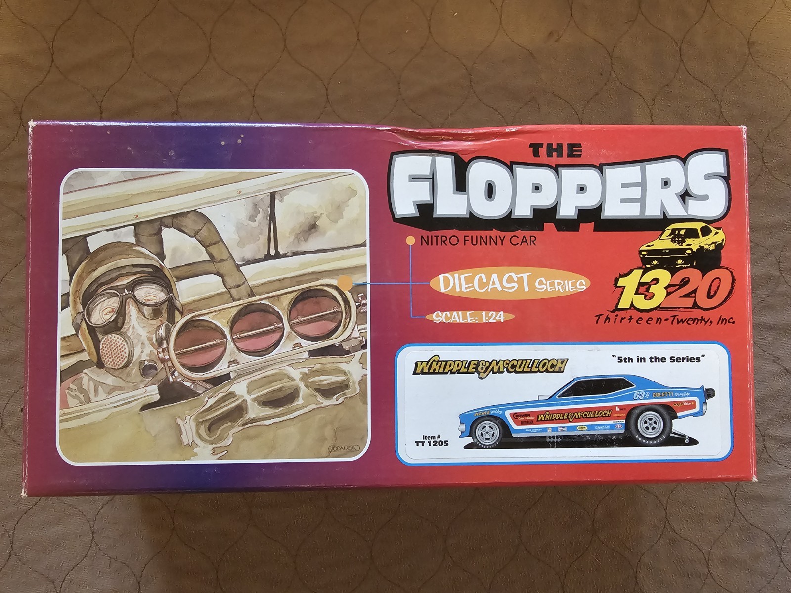 1320 THE FLOPPERS 1971 PLYMOUTH CUDA “WHIPPLE & McCULLOCH” w/hero card
