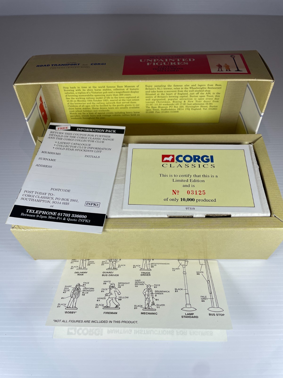Corgi Classics 1:50 Scale 97319 ERF Cylindrical Tanker Bass Worthington Boxed.