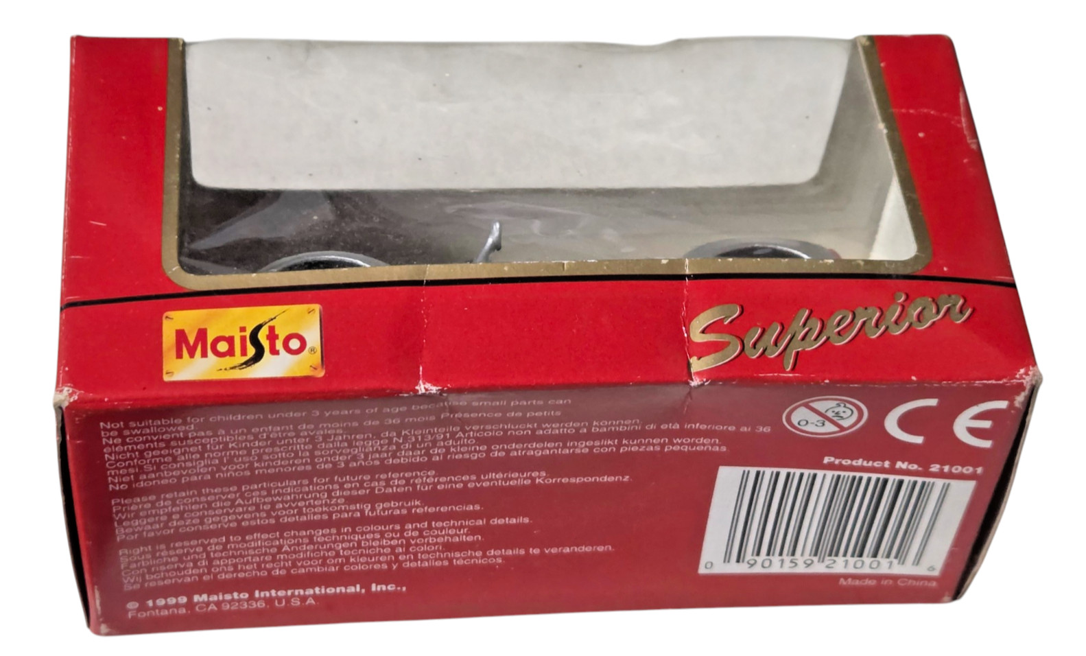 Maisto Superior Plymouth Pronto Spyder w/Pullback Action – 1:35 Scale MIB