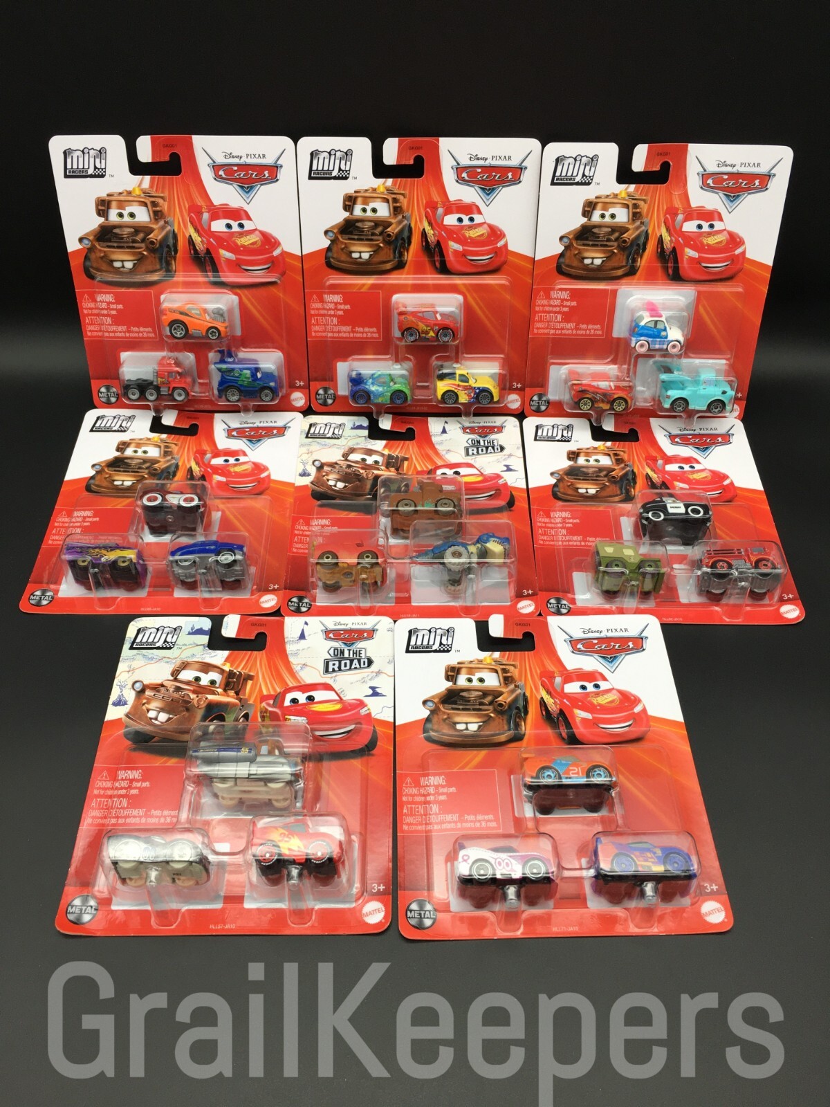Disney Pixar Cars Mini Racers 3 Pack 2023 **You Pick** – NEW