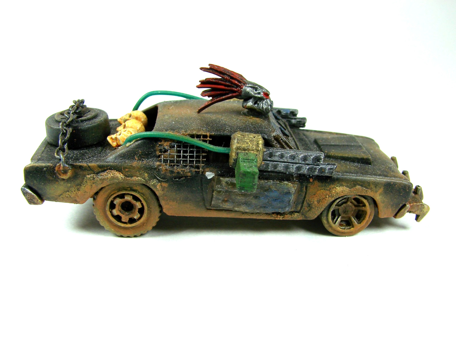 Gaslands 68 Dodge Dart Custom Hot Wheels Diecast 1/64 Mad Max Wastelands