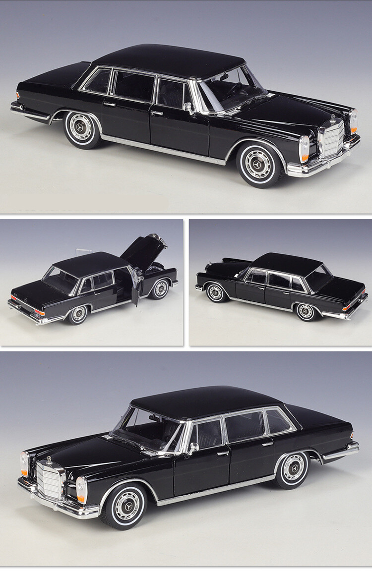 Mercedes-Benz 600 Alloy Car Model Diecasts Metal Classic Old Car Child Toy Gift