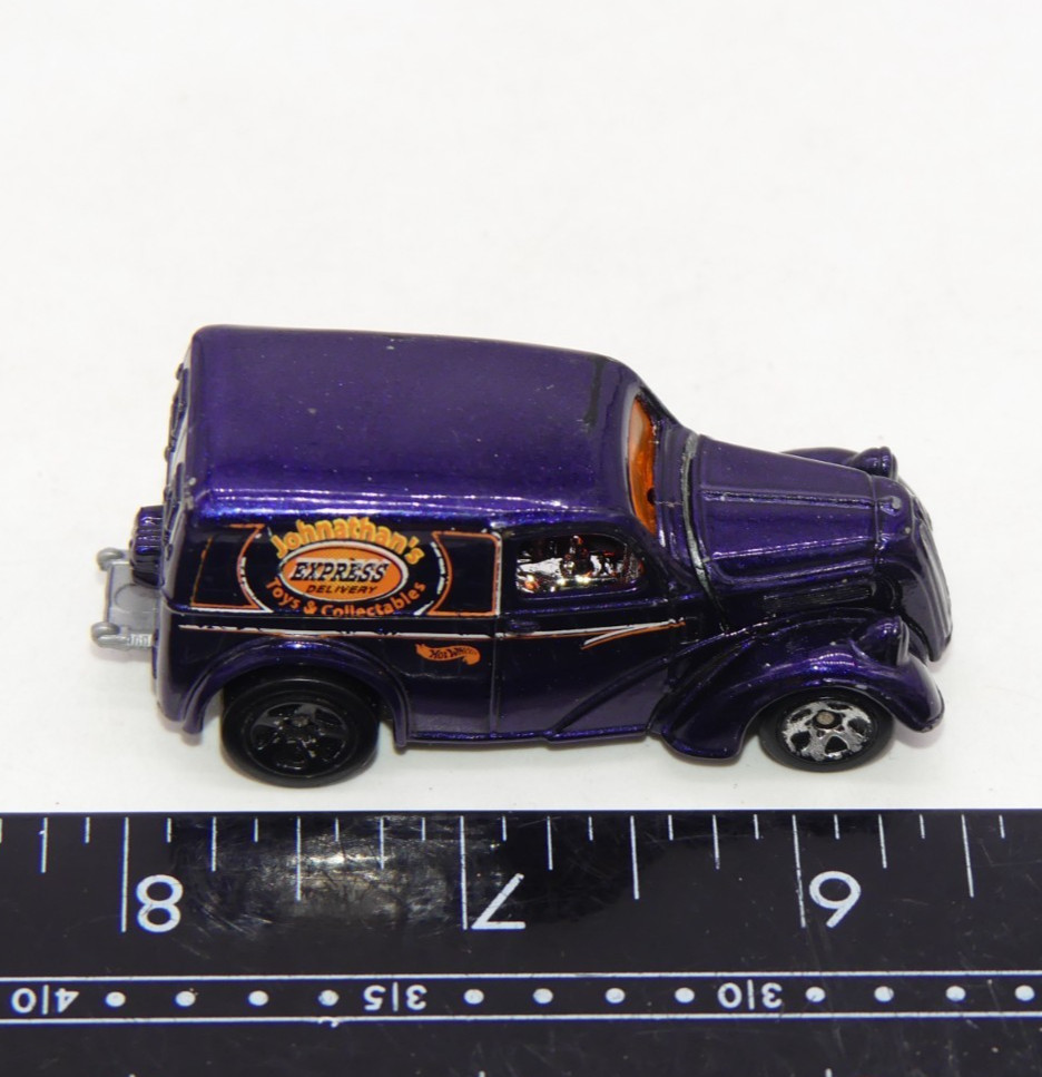 2017 Hot Wheels Anglia Panel Truck Diecast Car Purple Jonathan’s Express Toys