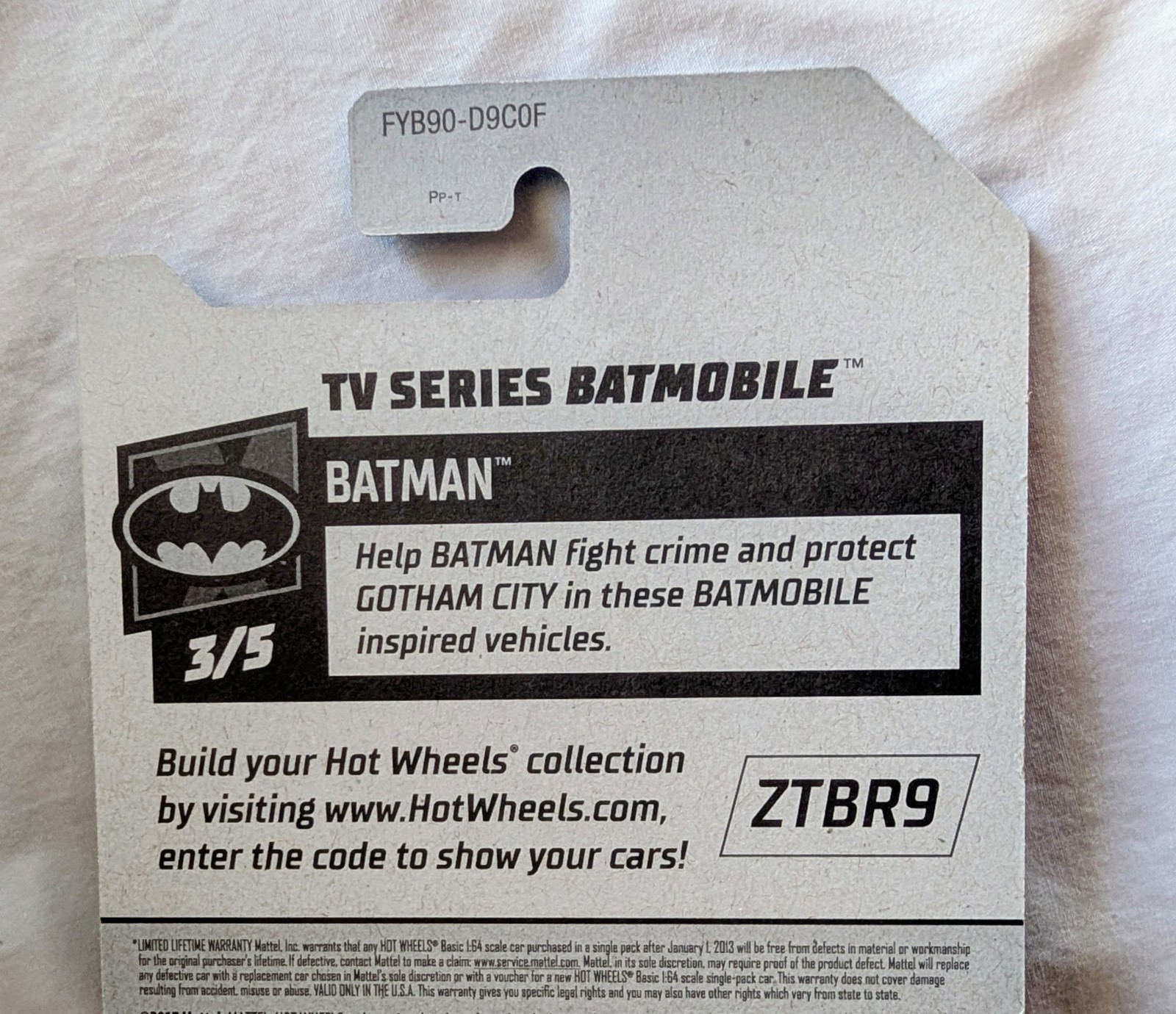 Hot Wheels Classic TV Series Batmobile Silver 2019 HW Batman 3/5 118/250 FYB90