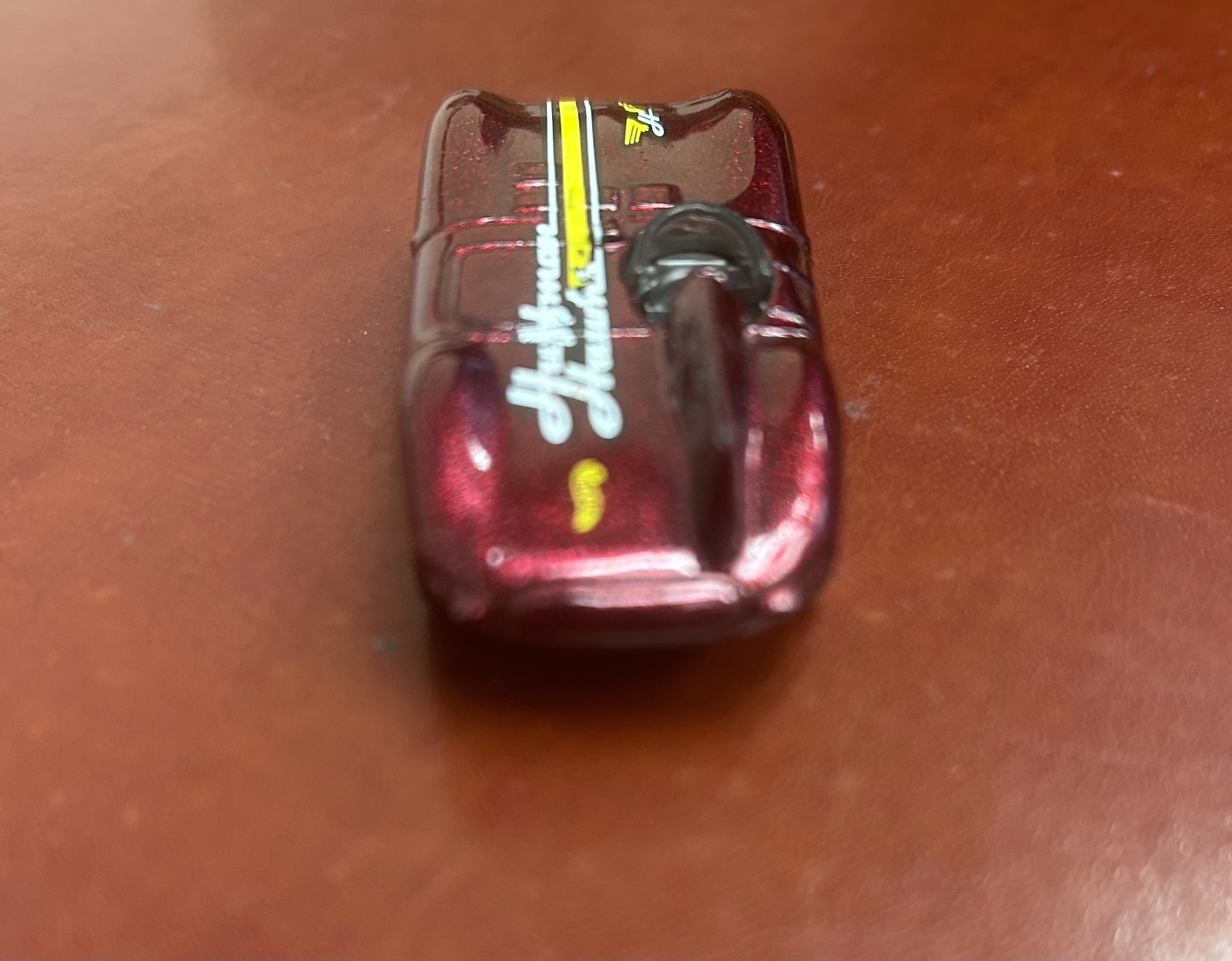 1997 Hot Wheels Jaguar D-Type – Metallic Dark Red – Huffman Hawks