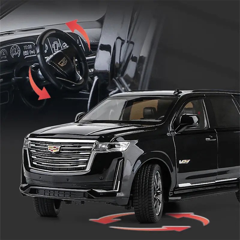 2021/2025 Cadillac Escalade – Black -1:24 Scale