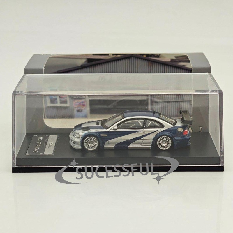 1:64 MJ GTR E46 Need For Speed Metal Diecast Model Car, Mini Gift
