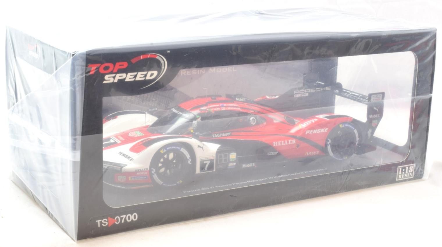 Top Speed Porsche 963 – Porsche Penske – 2025 24hrs Daytona Win 1:18 Car TS0700