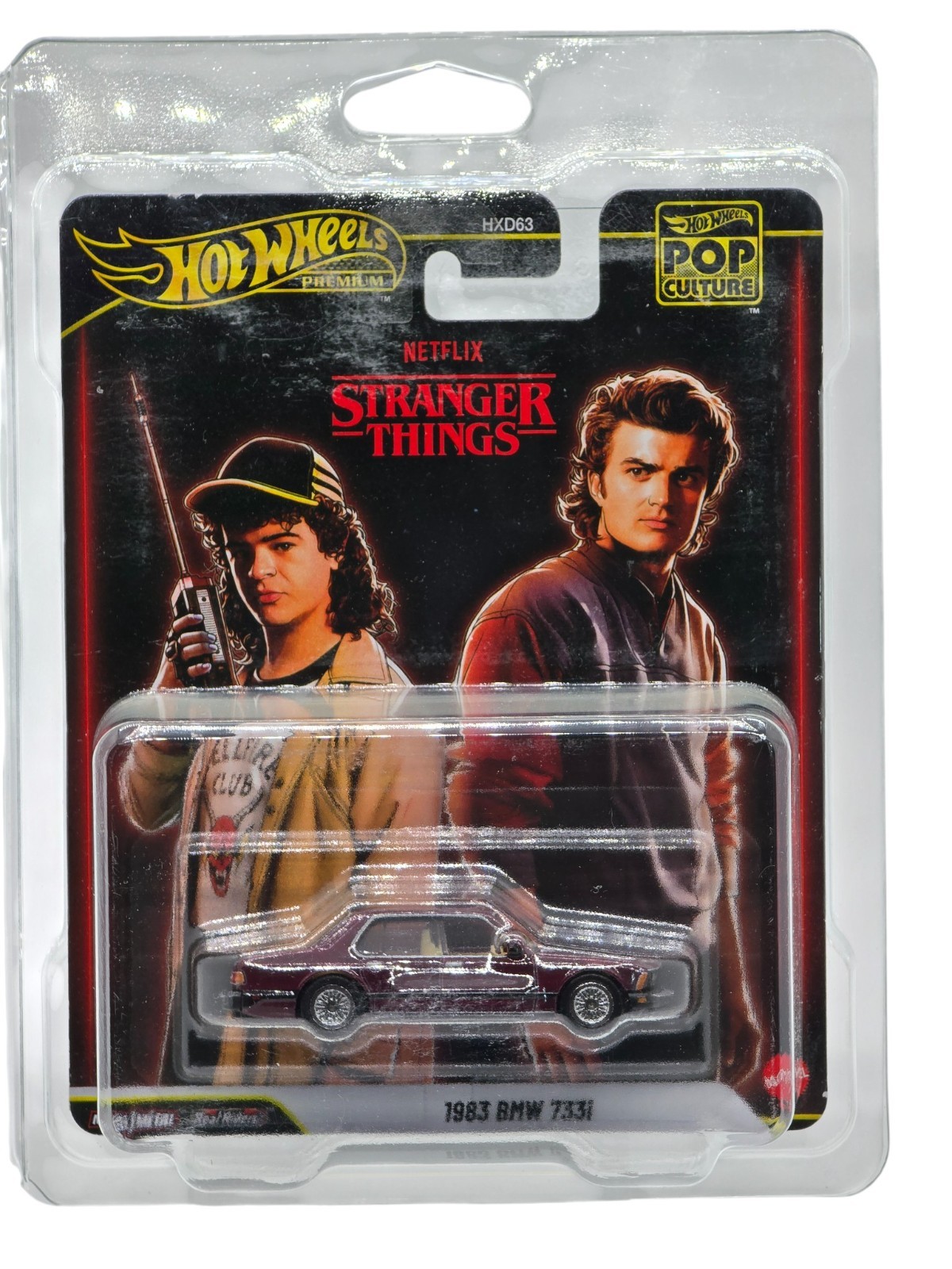 Hot Wheels Premium 2025 Pop Culture Stranger Things 1983 BMW 733i + Protector