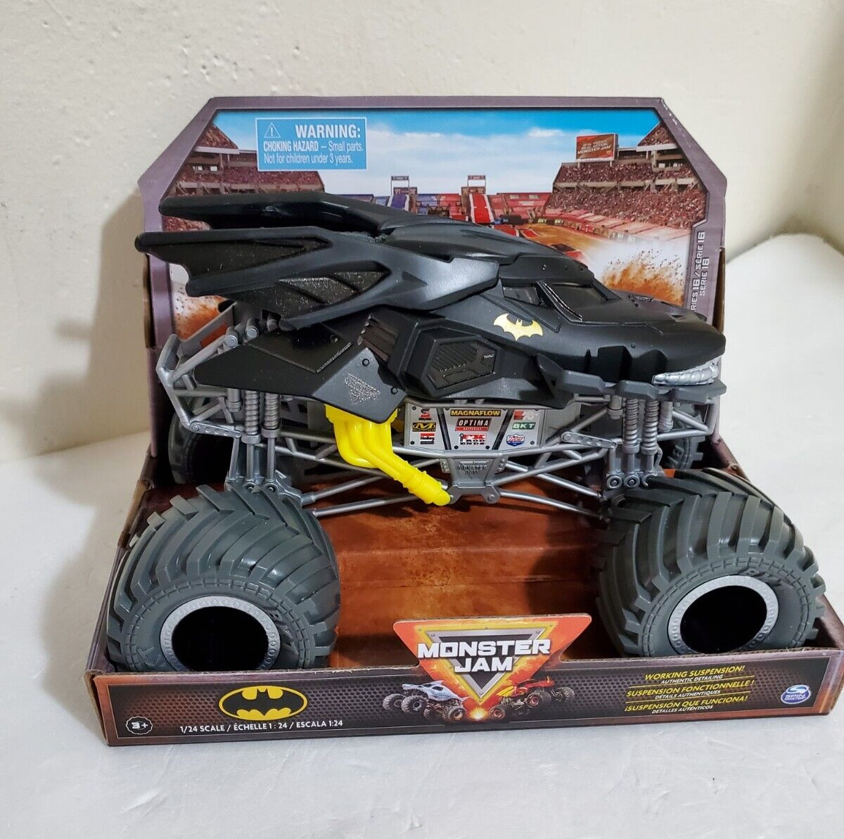 Monster Jam Batman Series 16 True Metal 1:24 Scale by Spin Master Collectible