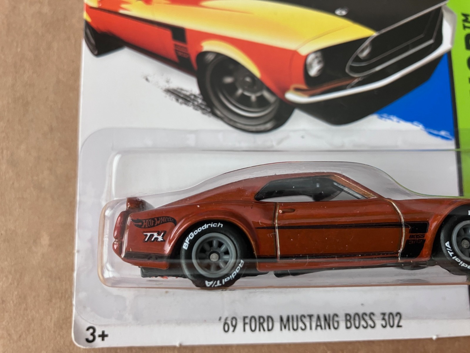 Hot Wheels HW Workshop Super Treasure Hunt ’69 Ford Mustang Boss 302 Copper