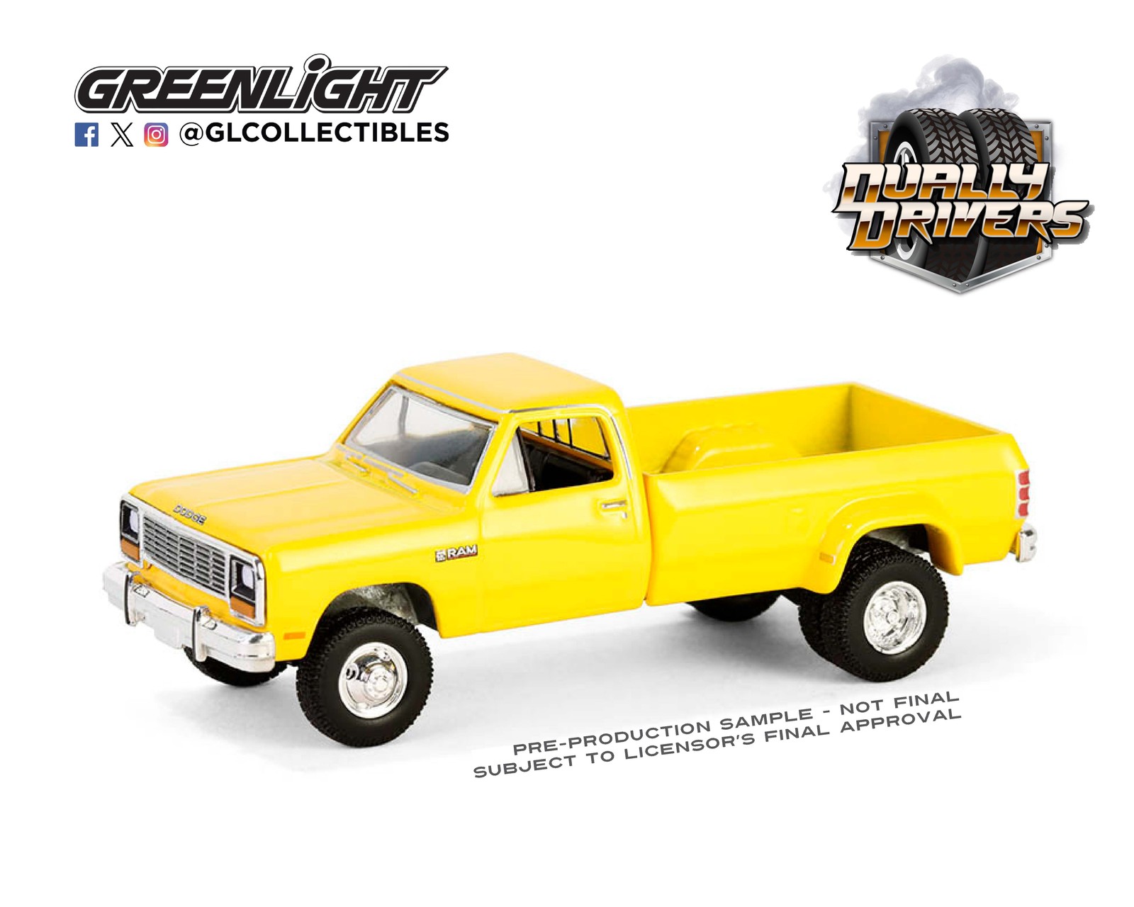 Greenlight Dually Drivers Series 15 – 1982 Dodge Ram D-350 Dually Pickup 46150-B