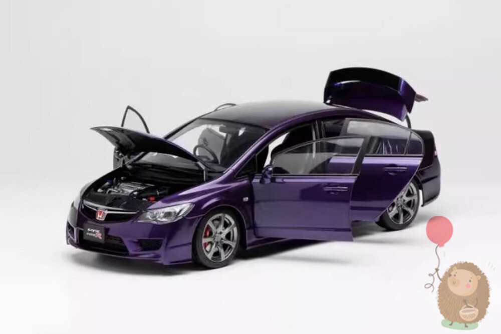 MOTORHELIX MH 1/18 Honda civic FD2 Later version Alloy Diecast Model Car Kid Toy