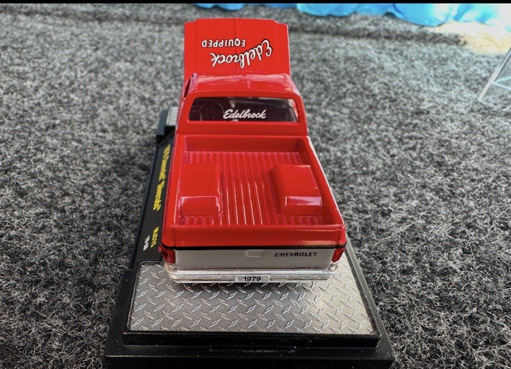 M2 MiJo 1979 Chevy Silverado Edelbrock Equipped Squarebody Red No Box 1/64th