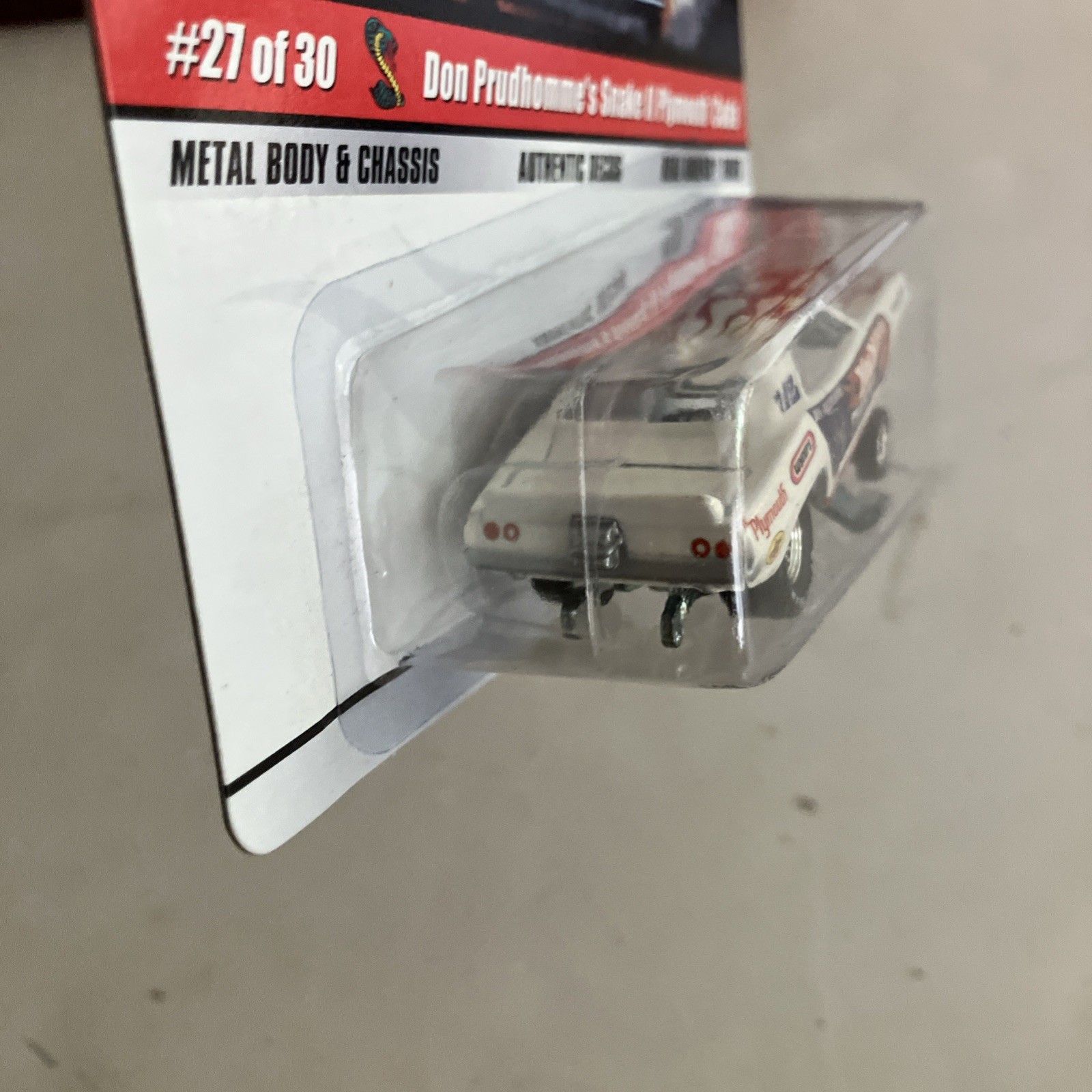 HOT WHEELS Drag Strip Demons Don Prudhomme’s Snake II Plymouth ‘Cuda 27/30