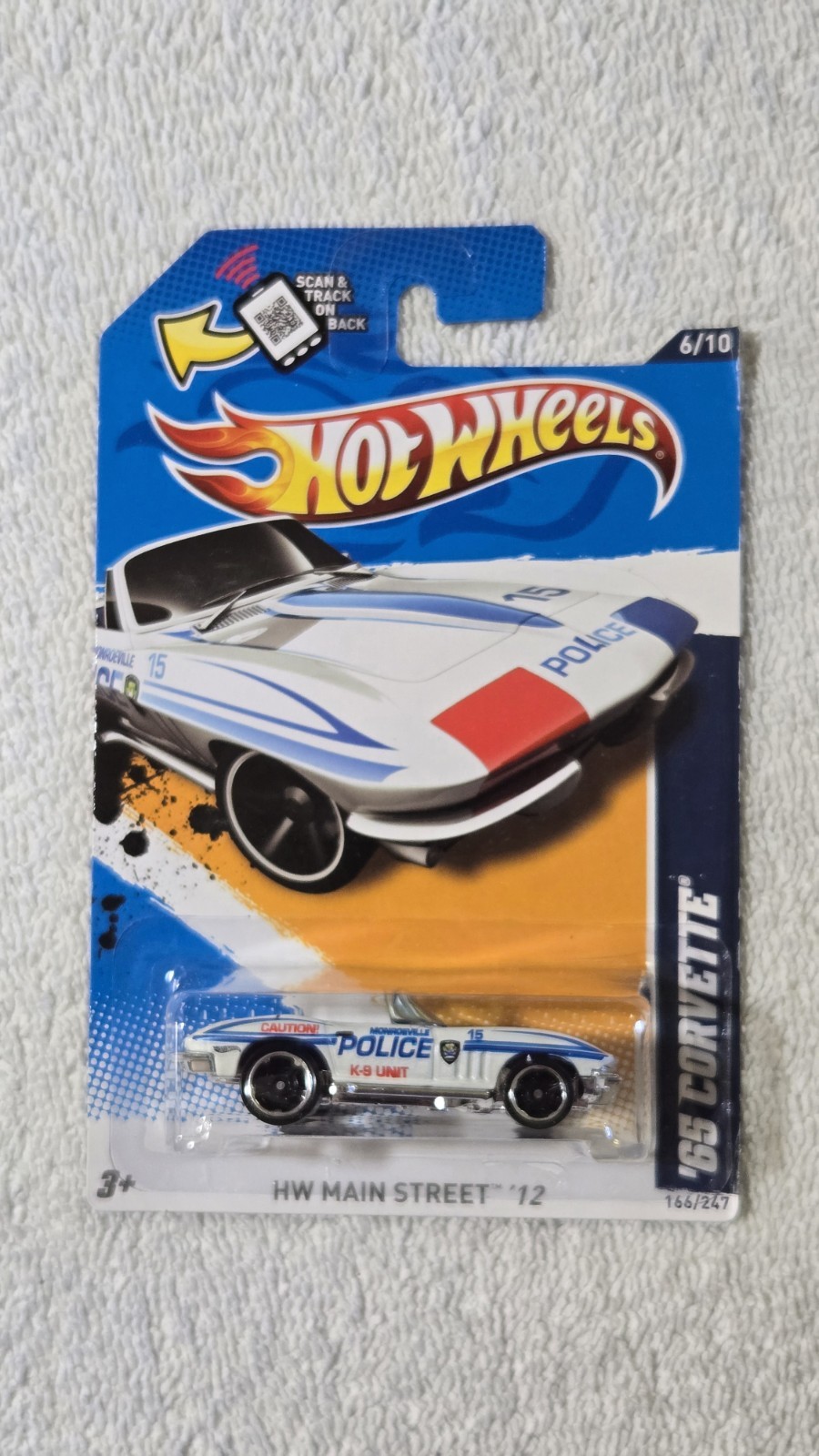 2012 HOT WHEELS HW MAIN STREET 65 CORVETTE