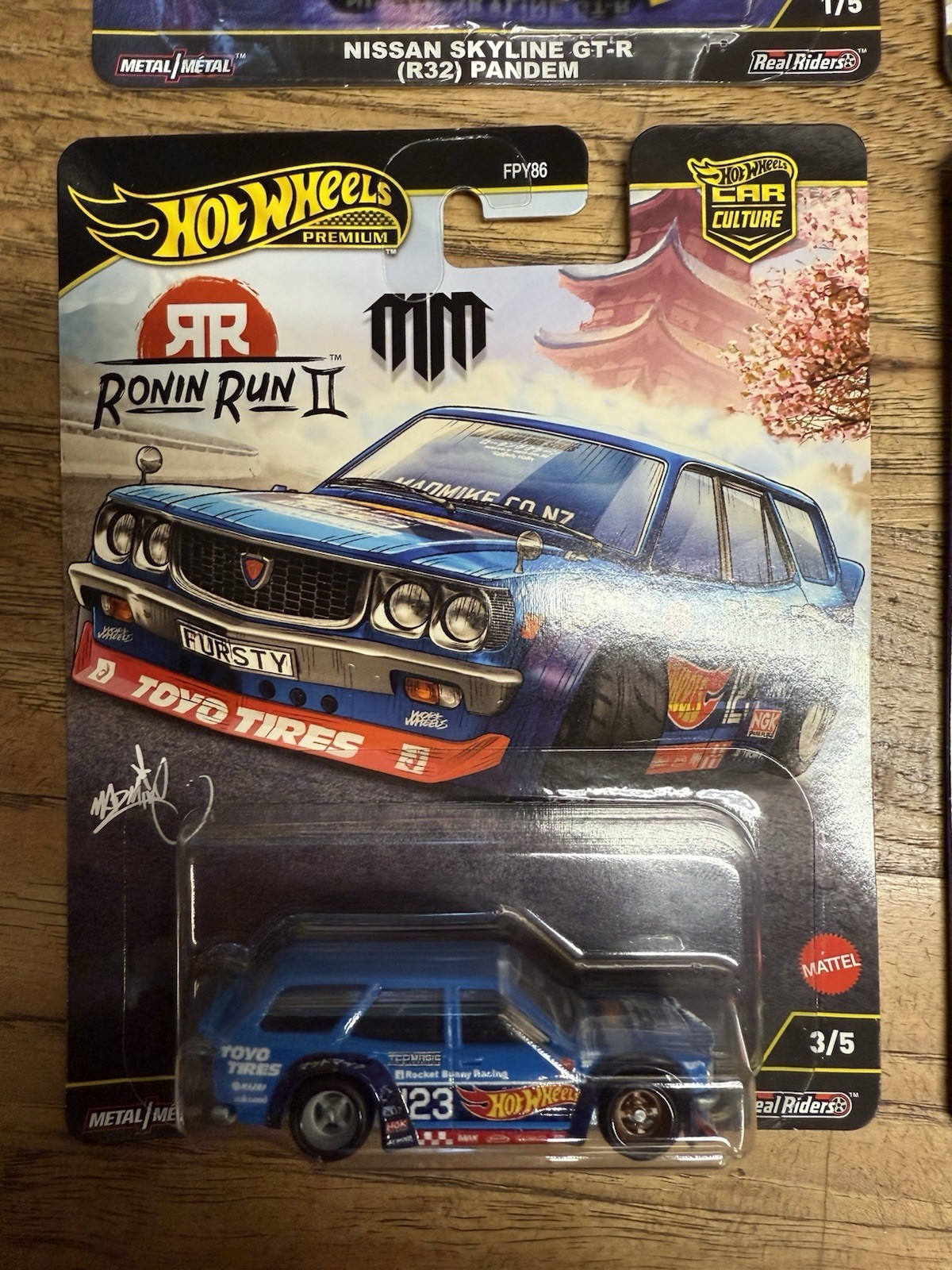 Hot Wheels 2025 Car Culture “Ronin Run II” M Case FPY86-961M Factory Case