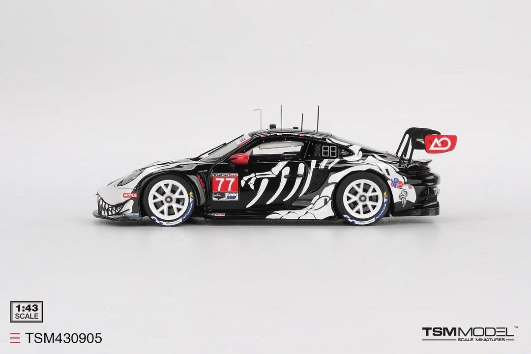 TSM Model 1/43 Porsche Skeleton REXY 911 GT3 R 77 AO Racing 2025 IMSA TSM430905