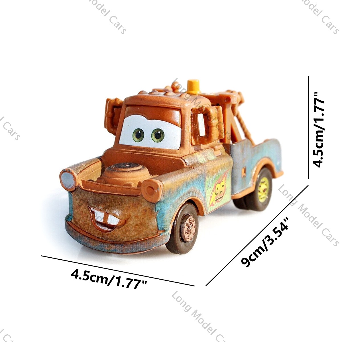 1-4 Pcs Disney Cars Movie Female Tractors & Frank Harvester Mater Die-cast Gift