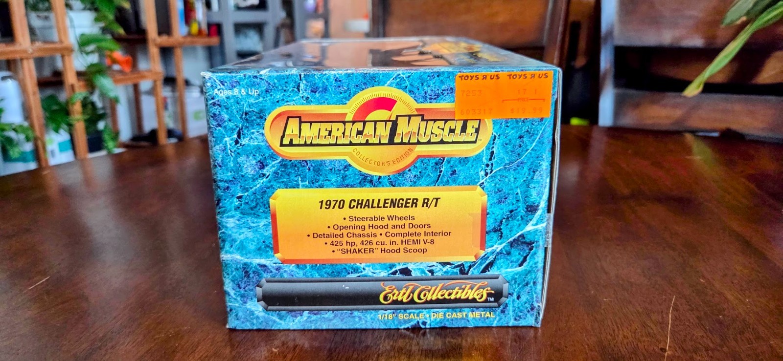 Vintage 1/18 Ertl 1970 Dodge Challenger R/T 426 HEMI Plum Crazy American Muscle